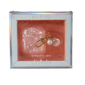 Pink Sky Light Pink Clear 1st & 2nd Generation Airpods Protective Case